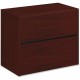 HON 10500 H10563 Lateral File - 36" x 20"29.5" - 2 Drawer(s) - Flat Edge - Finish: Mahogany