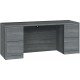 HON 10500 H105900 Pedestal Credenza - 72" x 24"29.5" - 4 x File Drawer(s) - Double Pedestal - Finish: Sterling Ash