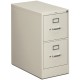 HON 310 H312 File Cabinet - 15" x 26.5"29" - 2 Drawer(s) - Finish: Light Gray