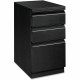 HON Brigade H33723R Pedestal - 15" x 22.9"28" - 3 x Box, File Drawer(s) - Material: Steel - Finish: Black