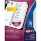 Avery Ready Index Table of Content Dividers for Laser and Inkjet Printers, 15 tabs - 15 x Divider(s) - 1-15 - 15 Tab(s)/Set - 8.