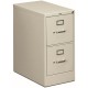 HON 510 H512 Vertical Column - 15" x 25"29" - 2 Drawer(s) - Finish: Light Gray