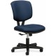 HON Volt Chair - Navy Seat - Navy Fabric Back - Black Frame - Low Back - 5-star Base - Black