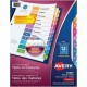 Avery Ready Index Table of Content Dividers for Laser and Inkjet Printers - 72 x Divider(s) - 1-12 - 12 Tab(s)/Set - 8.5" Divide