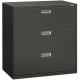 HON Brigade 600 H693 Lateral File - 42" x 18"40.9" - 3 Drawer(s) - Finish: Charcoal