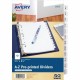 Avery A-Z Preprinted Tab Dividers - 12 x Divider(s) - A-Z - 12 Tab(s)/Set - 5.5" Divider Width x 8.50" Divider Length - 7 Hole P