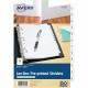 Avery Monthly Preprinted Tab Dividers - 12 x Divider(s) - Jan-Dec - 12 Tab(s)/Set - 5.5" Divider Width x 8.50" Divider Length - 