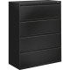 HON 800 Series Full-Pull Locking Lateral File - 4-Drawer - 42" x 19.3" x 53.3" - 4 x Drawer(s) for File - Legal, Letter, A4 - La