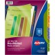 Avery Preprinted Monthly Tabs Plastic Dividers - 12 x Divider(s) - Jan-Dec - 12 Tab(s)/Set - 8.5" Divider Width x 11" Divider Le