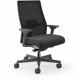 HON Ignition 2.0 Mid-back Big & Tall Task Chair - Black Foam Seat - Black Back - Black Frame - Mid Back - 5-star Base - Armrest 