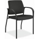 HON Ignition Chair - Iron Ore Fabric Back - Black Steel Frame - Iron Ore - Armrest