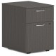 HON Mod HLPLPMBF Pedestal - 15" x 20"20" - 2 x Box, File Drawer(s) - Finish: Slate Teak