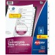 Avery 8-tab Custom Table of Contents Dividers - 48 x Divider(s) - 1-8, Table of Contents - 8 Tab(s)/Set - 8.5" Divider Width x 1
