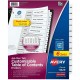 Avery Monthly Tab Table of Contents Dividers - 72 x Divider(s) - Jan-Dec, Table of Contents - 12 Tab(s)/Set - 8.5" Divider Width