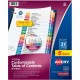 Avery Ready Index 31 Tab Dividers, Customizable TOC, 6 Sets - 186 x Divider(s) - 1-31, Table of Contents - 31 Tab(s)/Set - 8.5" 