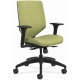 HON Solve Chair - Fabric Seat - Charcoal Fabric Back - Black Frame - Mid Back - Meadow
