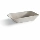 Savaday 2-1/4" Deep Molded Fiber Trays - 250 / Bag - Food - White - Molded Fiber Body - Rectangle - 2 / Carton