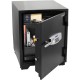 Honeywell 2118 Water Resistant Steel Fire and Security Safe (3.44 cu ft.) - 3.44 ft³ - Programmable, Key Lock - 4 Live-locking B