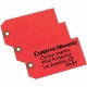 Avery Unstrung Shipping Tags, 11.5 pt. Stock, 4-3/4" x 2-3/8" , 1,000 Red Hang Tags - 4.75" Length x 2.37" Width - Rectangular -