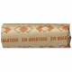 ICONEX Tubular Kraft Paper Coin Wrappers - Total $10 in 25¢ Denomination - Sturdy, Color Coded - Kraft Paper - Orange - 1000 / C