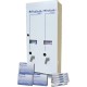 Impact Dual Vendor Hygiene Dispenser - 12 x Sanitary Napkin, 19 x Tampon - 24" Height x 10.8" Width x 5.5" Depth - Metal - White