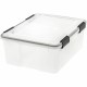 IRIS WeatherTight Heavy-duty Storage Tote - Internal Dimensions: 17" Length x 13.50" Width x 6.88" Height - External Dimensions: