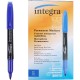 Integra Permanent Fine Point Markers - Fine Marker Point - Blue - 1 Dozen