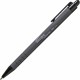 Integra Rubber Barrel Retractable Ballpoint Pens - Medium Pen Point - 1 mm Pen Point Size - Retractable - Black - Rubber Barrel 