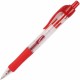 Integra Retractable 0.7mm Gel Pens - Medium Pen Point - 0.7 mm Pen Point Size - Retractable - Red Gel-based Ink - Red Barrel - M