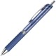 Integra Retractable Gel Ink Pen - Medium Pen Point - 0.7 mm Pen Point Size - Retractable - Blue Gel-based Ink - Blue Barrel - Me