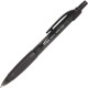 Integra Easy Click Retractable Ballpoint Pen - Medium Pen Point - Retractable - Black - Black Barrel - 1 Dozen