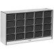 Jonti-Craft Rainbow Accents Cubbie-trays Storage Unit - 29.5" Height x 48" Width x 15" Depth - Durable, Laminated - Black - Rubb