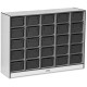 Jonti-Craft Rainbow Accents Cubbie-trays Storage Unit - 25 Compartment(s) - 35.5" Height x 48" Width x 15" Depth - Laminated, Du