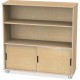 Jonti-Craft TrueModern Bookcase Storage - 2 Compartment(s) - 36" Height x 36" Width x 12" Depth - Adjustable Shelf, Durable - Ba