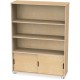 Jonti-Craft TrueModern Bookcase Storage - 3 Compartment(s) - 48" Height x 36" Width x 12" Depth - Adjustable Shelf, Durable - Ba