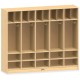 Jonti-Craft Rainbow Accents Large Locker Organizer without Tubs - 4 Tier(s) - 50.5" Height x 60" Width x 15" Depth - Double Hook