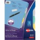 Avery Big Tab Write & Erase Plastic Dividers, 5 tabs, 1 set - 5 x Divider(s) - 5 Write-on Tab(s) - 5 - 5 Tab(s)/Set - 8.5" Divid