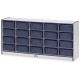 Jonti-Craft Rainbow Accents Cubbie Mobile Storage - 20 Compartment(s) - 29.5" Height x 24.5" Width x 15" DepthFloor - Durable, L