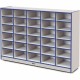 Jonti-Craft Rainbow Accents Cubbie Mobile Storage - 30 Compartment(s) - 42" Height x 60" Width x 15" Depth - Durable, Laminated 