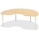 Jonti-Craft Berries Adult Height Maple Top/Edge Kidney Table - For - Table TopLaminated Kidney-shaped, Maple Top - Four Leg Base