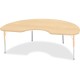 Jonti-Craft Berries Elementary Height Maple Top/Edge Kidney Table - For - Table TopLaminated Kidney-shaped, Maple Top - Four Leg