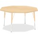 Jonti-Craft Berries Elementary Height Maple Top/Edge Octagon Table - For - Table TopLaminated Octagonal, Maple Top - Four Leg Ba
