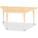 Jonti-Craft Berries Maple Top Elementary Height Trapezoid Table - For - Table TopLaminated Trapezoid, Maple Top - Four Leg Base 