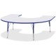 Jonti-Craft Berries Prism Horseshoe Student Table - For - Table TopGray Horseshoe-shaped, Laminated Top - Four Leg Base - 4 Legs
