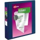 Avery Durable View 3 Ring Binder - 1 1/2" Binder Capacity - Letter - 8 1/2" x 11" Sheet Size - 375 Sheet Capacity - 3 x Slant Ri
