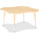 Jonti-Craft Berries Elementary Maple Laminate Four-leaf Table - For - Table TopLaminated, Maple Top - Four Leg Base - 4 Legs - H