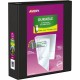 Avery Durable View Binder 3" , Slant D Rings, Black - 3" Binder Capacity - Letter - 8 1/2" x 11" Sheet Size - 600 Sheet Capacity