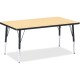 Jonti-Craft Berries Height Maple Top Black Edge Rectangle Table - For - Table TopLaminated Rectangle, Maple Top - Height Adjusta