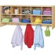 young Time 10-Section Wall Locker - 10 Compartment(s) - 20" Height x 48" Width x 12" Depth - Rounded Corner, Eco-friendly, UV Re