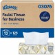 Kleenex Professional Facial Tissue for Business - Flat Box - 2 Ply - 8.30" x 7.80" - White - 125 Per Box - 12 / Case